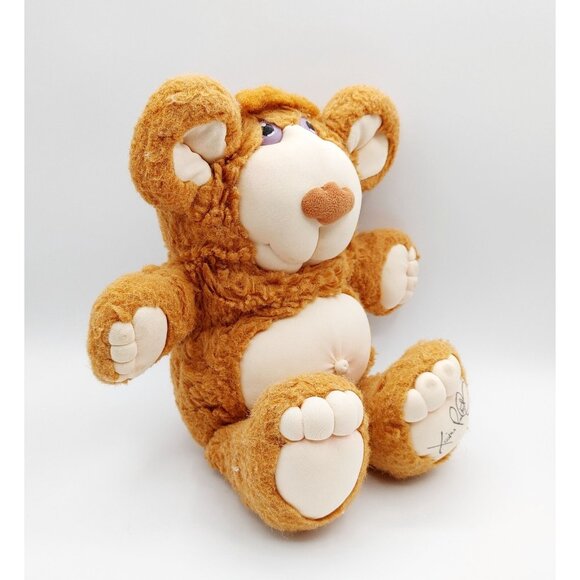 Furskins Bear Lila Claire Vintage 1985 Purple clothed  Xavier Roberts Plush 15" - Picture 2 of 4